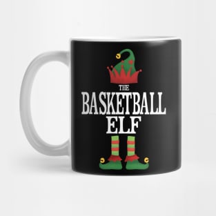 Basketball Elf Matching Family Group Christmas Party Pajamas Mug